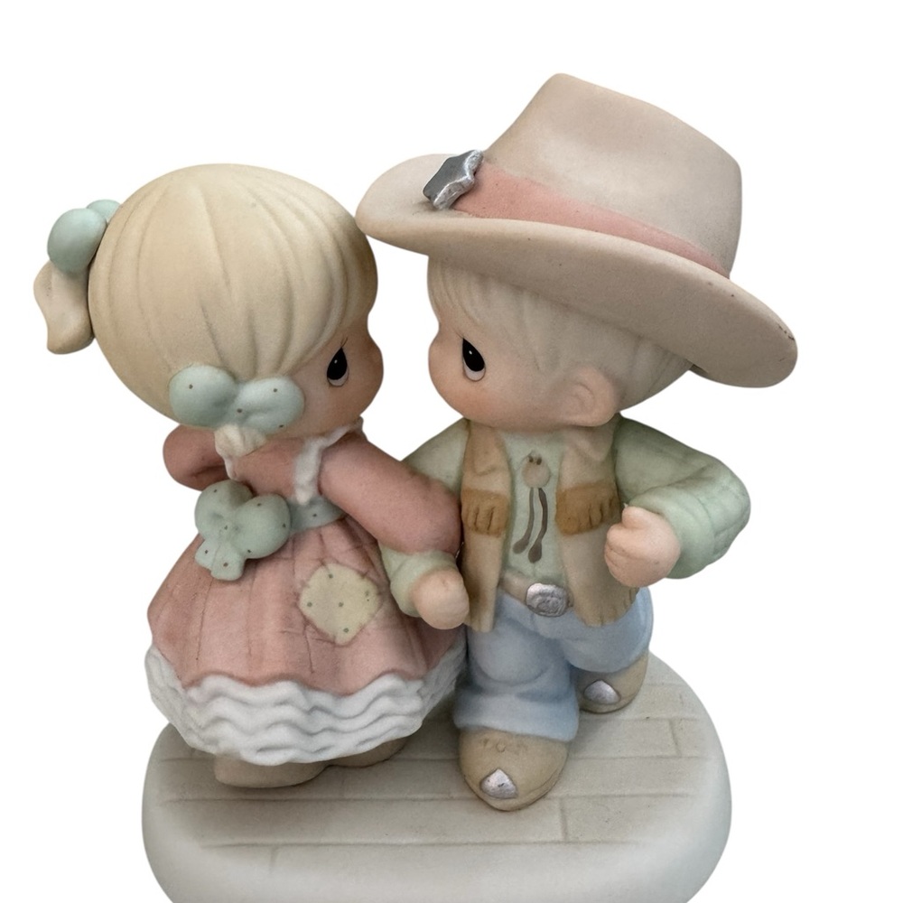 Precious Moments 1998 Praise The Lord And Dosie-Do” Figurine 455733